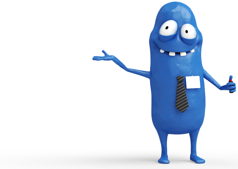 The Direct Marketing Monster mascot